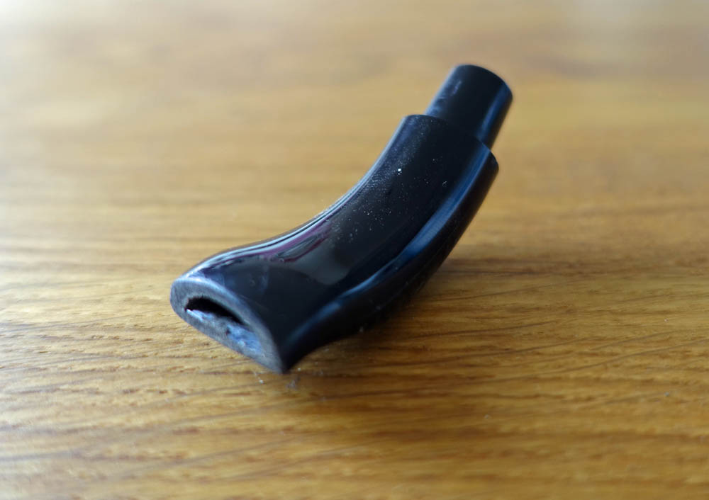Sawn off melodica mouthpiece