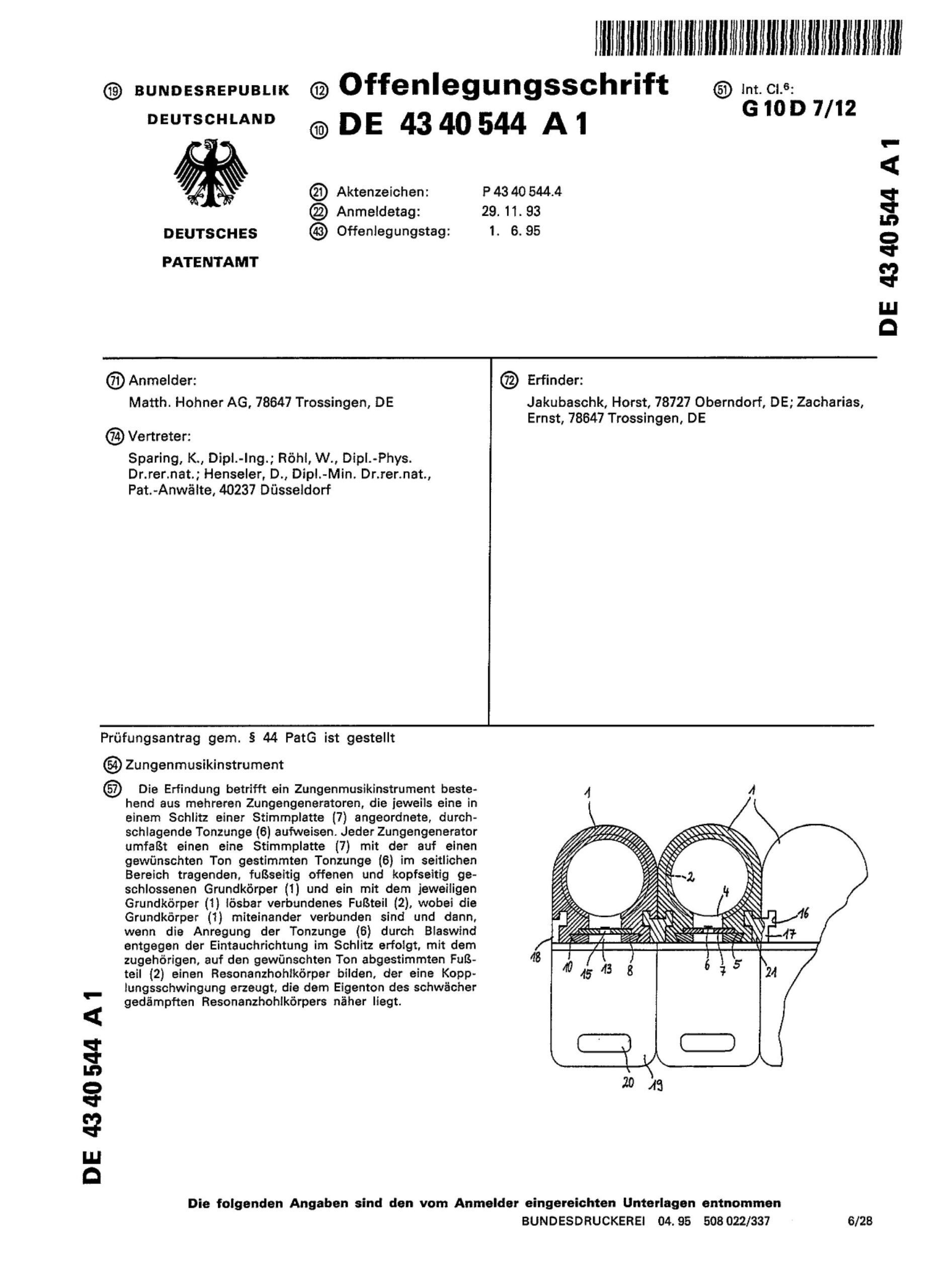 Claviola patent 01